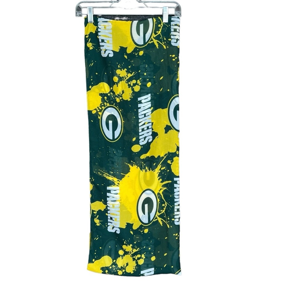 NFL Green Bay Packers Infinity Scarf Green Yellow Sheer